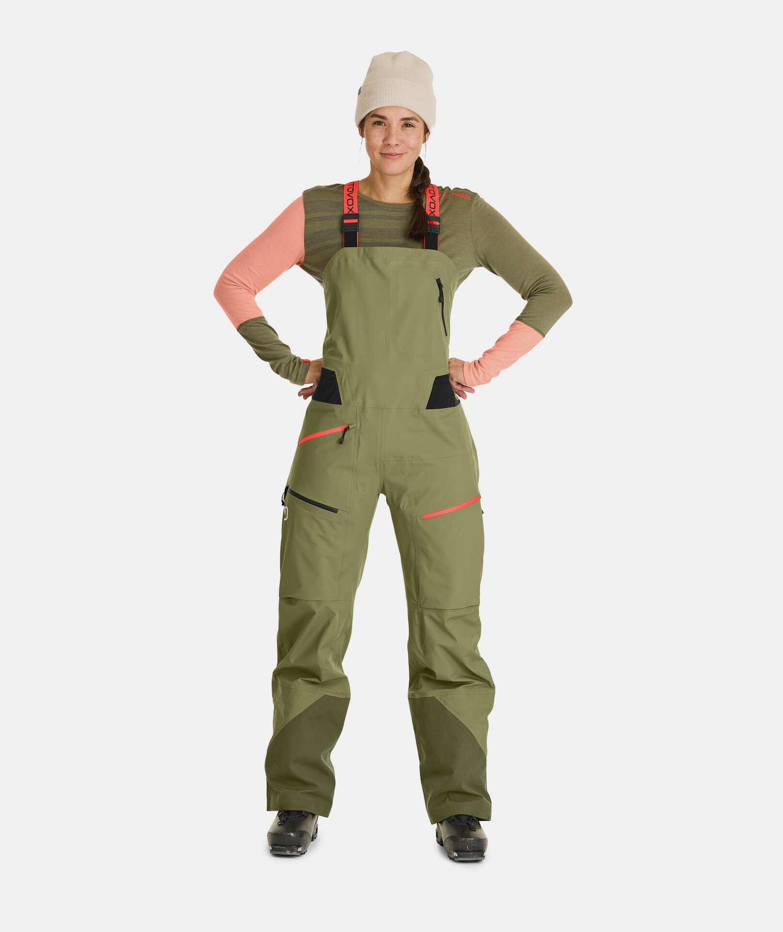 ORTOVOX 3L DEEP SHELL BIB PANTS W Hardshell Pants